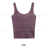 [U-BASIC] Roel Pigment Ribbed Tank Top