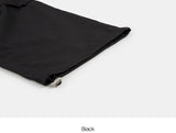 Cotton waist string parachute pants