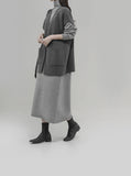 [Premium] Wool Back Turtleneck One Piece