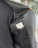 Pra leather over blazer
