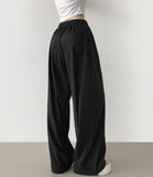 Two-way String Rustling Nylon Span Balloon Wide Banding Pants