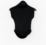 Rikin Shirring Turtleneck Sleeveless