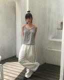 Carimo lace button sleeveless
