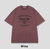Los printing pigment short sleeve t-shirt