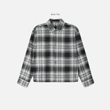 Fade Crop Check Shirt
