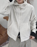 Fron Waffle Burton Hood Zip-Up