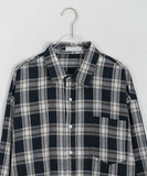 [unisex] Ritba Check Over Shirt