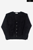 Berry mohair button up cardigan