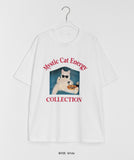 Dukes Cat Print Short Sleeve Tee