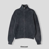 Curas Angora Zip-Up Cardigan