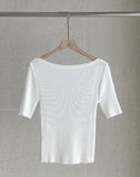 Reclip Lip Neck Half Knit