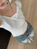 Hetty Side Pintuck Snap Bermuda Pants