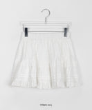 Nomoi Lace Tiered Mini Skirt