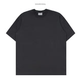 High cotton split short sleeve T-shirt