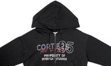 Corti 95 Lettering Loose Fit Hood Zip-Up