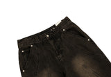 Vortex Washing Wide Denim Pants