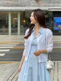 Its V-neck Summer Knit Cardigan