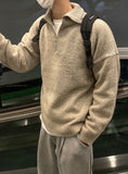 Koi half zip-up knit
