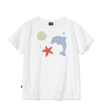 Dolphin Pop Crop Short Sleeve Tee