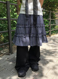 Filles Rivet Shibori Banding Bootcut Pants