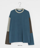 Honyu Color Matching Over Round Tee