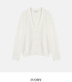 Skin V-neck boucle cardigan