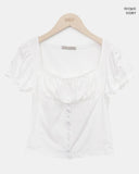Glico snap short sleeve t-shirt