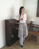 Shimmer Dot Lace Long Sleeve T-Shirt