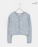 Nori Brush Fur Short Cardigan
