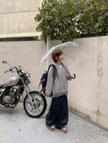 [Unisex] Parento Raw Denim Banding Balloon Wide Pants