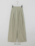 Joy color banding wide nylon pants