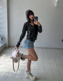 Pigment Dekki Pocket V-Neck Hoodie