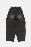 Kilcar half banding cargo denim pants