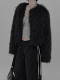 Coteo Crop Fur Jacket
