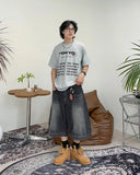 Matio Patch Bermuda Denim Pants