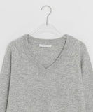 Husit Color Wool V-Neck Knit