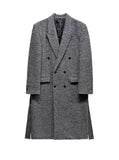 [LANARCH] Cashmere Boucle Double-Breasted Long Coat