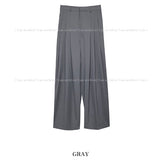 Lewis 3 pintuck wide slacks