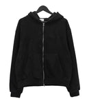 Bev Shearling Hooded Zip-Up