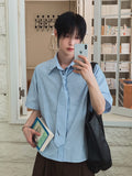 [PLAN MADE/MADE] Infold ST Tie Short Sleeve Shirt