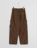 Daquilo Corduroy Cargo Wide Pants