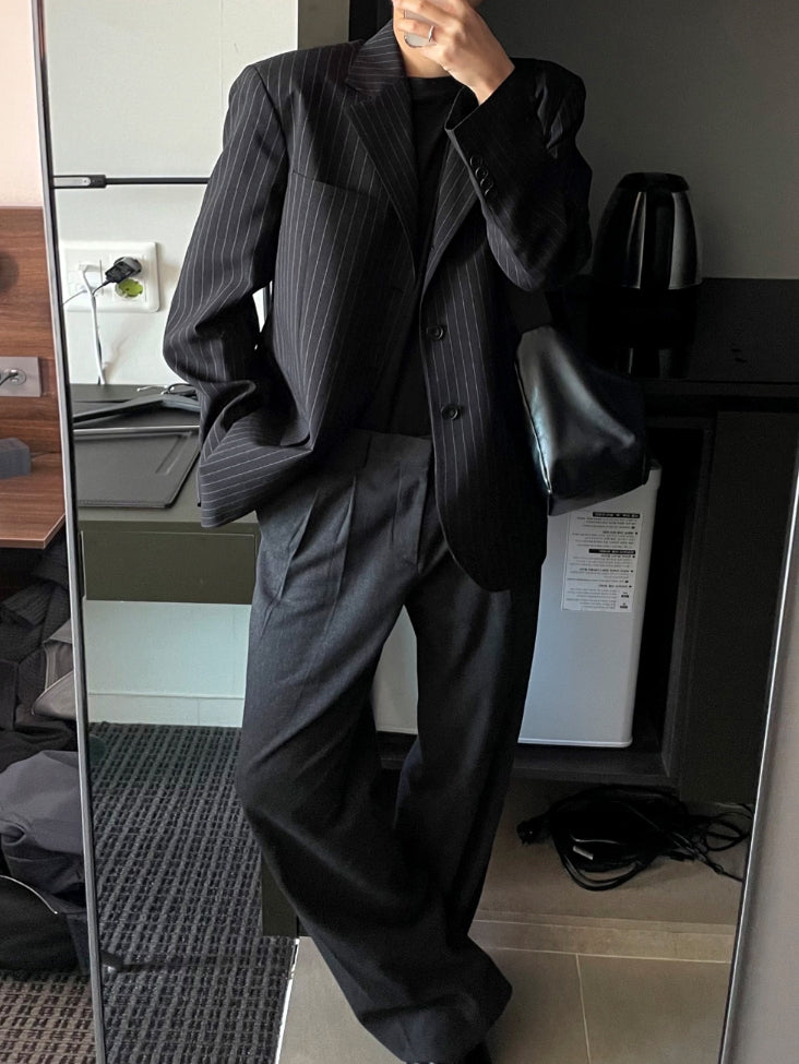 【COSYHARU】Cavaly Minimal Semi-Overfit Blazer COSYHARU (コシハル) - ケボリーミニマルセミオーバーフィット