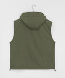 [Unisex] Colline Layered Nylon Hood Vest