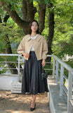 Geullise Pleated Banding Skirt