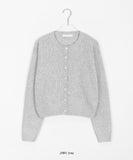 Keita Summer Linen Round Boucle Cardigan - Linen 100