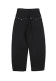 Eden Studded Curved Cotton Pants