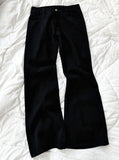 Slim fit low semi-boot pants