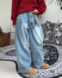 Minen cut wide denim pants