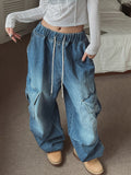 Slat Big Cargo Wide Denim