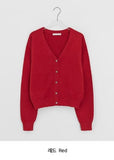 Kutanne V-neck Crop Knit Cardigan